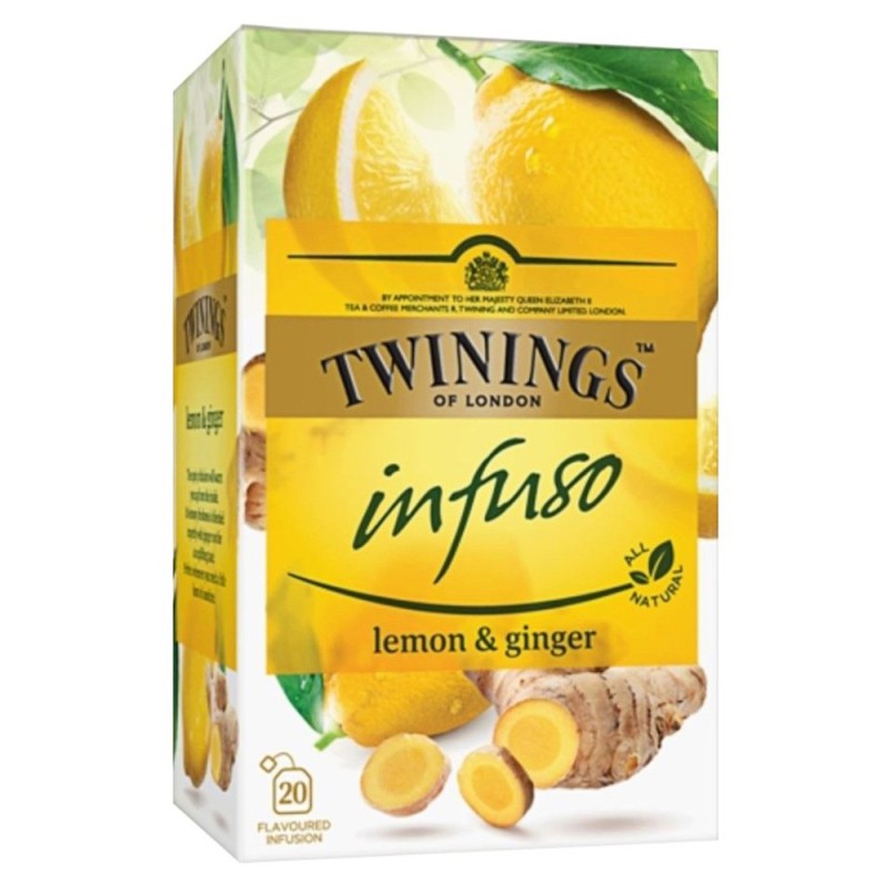 Set 2 x 20 Pliculete Infuzie Twinings Lamaie si Ghimbir