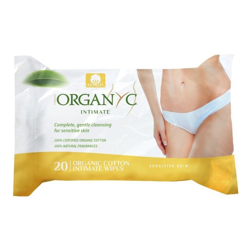 Set 2 x 20 Servetele Intime din Bumbac Organic, Organyc