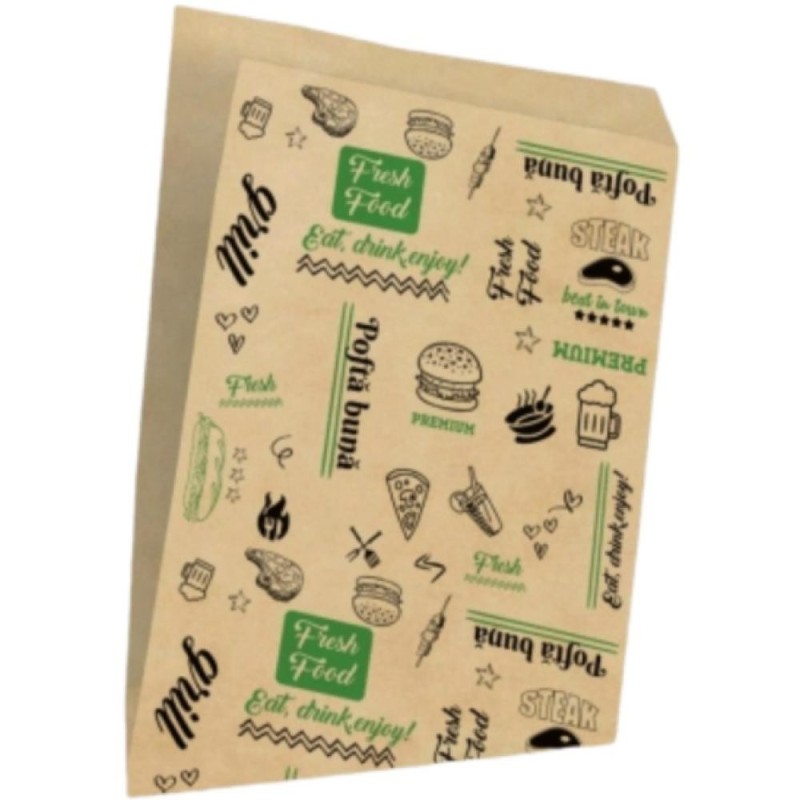 Set 2 x 2000 Coltare Hartie Maro, Cerate, Model Fresh, 16.5 x 17 cm