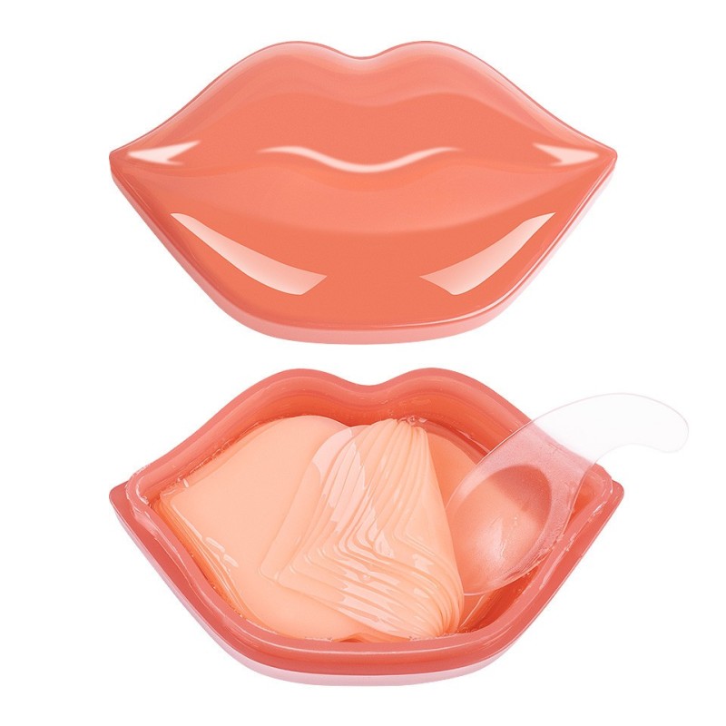 Set 2 x 22 Masti pentru Buze Ushas Peach Lip Mask