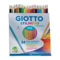 Set 2 x 24 Creioane Acuarelabile, Stilnovo Giotto