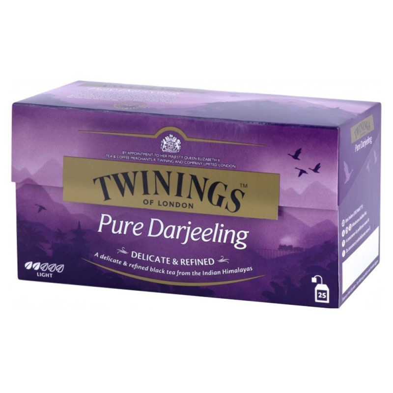 Set 2 x 25 Pliculete Ceai Twinings Negru Pure Darjeeling