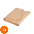 Set 2 x 270 Coli Hartie pentru Ambalat, Natur, 80 x 100 cm