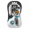 Set 2 x 3 Aparate de Ras BIC Flex 4, 4 Lame, Barbati