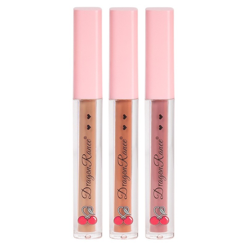 Set 2 x 3 Rujuri Lichide Mate Ranee Cherries Matte Lipstick, D