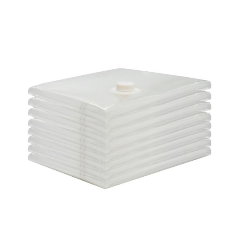 Set 2 x 3 Saci pentru Vidat Haine, 100 x 130 cm, Plastic Transparent, Grunberg