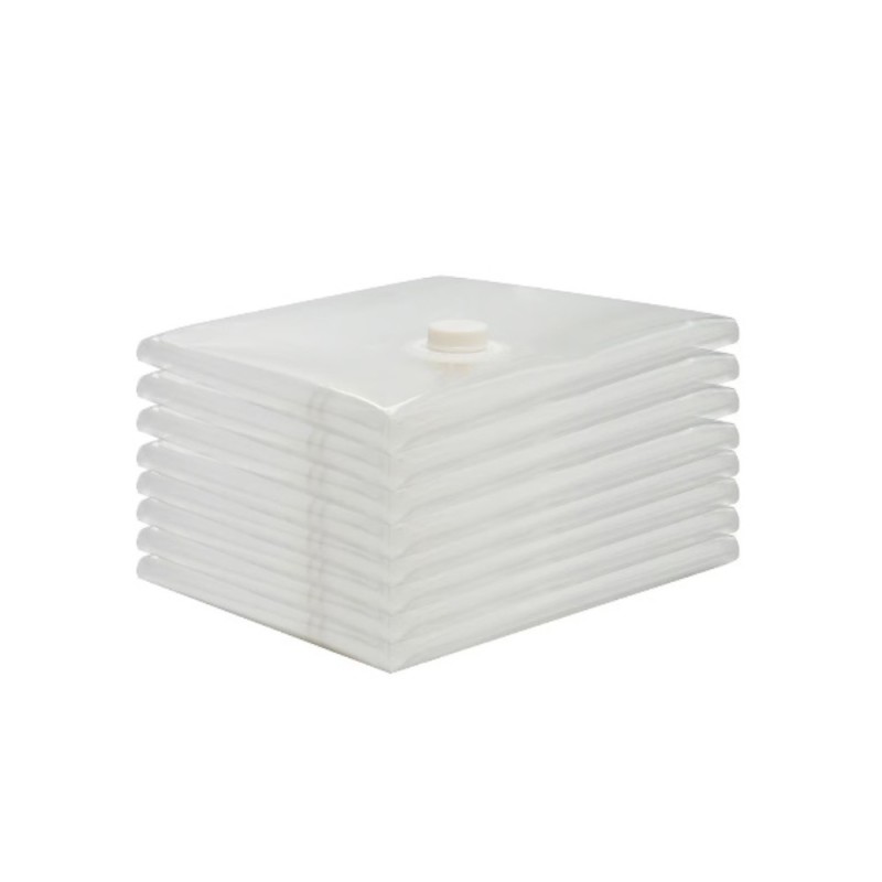 Set 2 x 3 Saci pentru Vidat Haine, 40 x 60 cm, Plastic Transparent, Grunberg