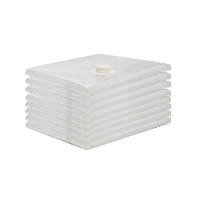 Set 2 x 3 Saci pentru Vidat Haine, 60 x 80 cm, Plastic Transparent, Grunberg