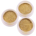 Set 2 x 3 Sclipici Glitter Unghii Pulbere SensoPRO Milano, Gold