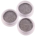 Set 2 x 3 Sclipici Glitter Unghii Pulbere SensoPRO Milano, Silver Touch