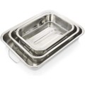 Set 2 x 3 Tava pentru Cuptor, din Inox, Grunberg