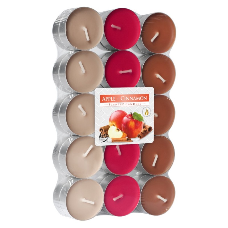 Set 2 x 30 Lumanari Pastila, 4 Ore, Mar si Scortisoara