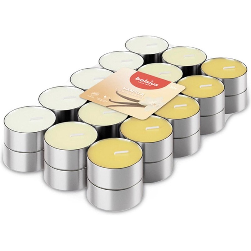 Set 2 x 30 Lumanari Pastila, Parfumate, Lavanda, 38 mm, 4 Ore, Bolsius