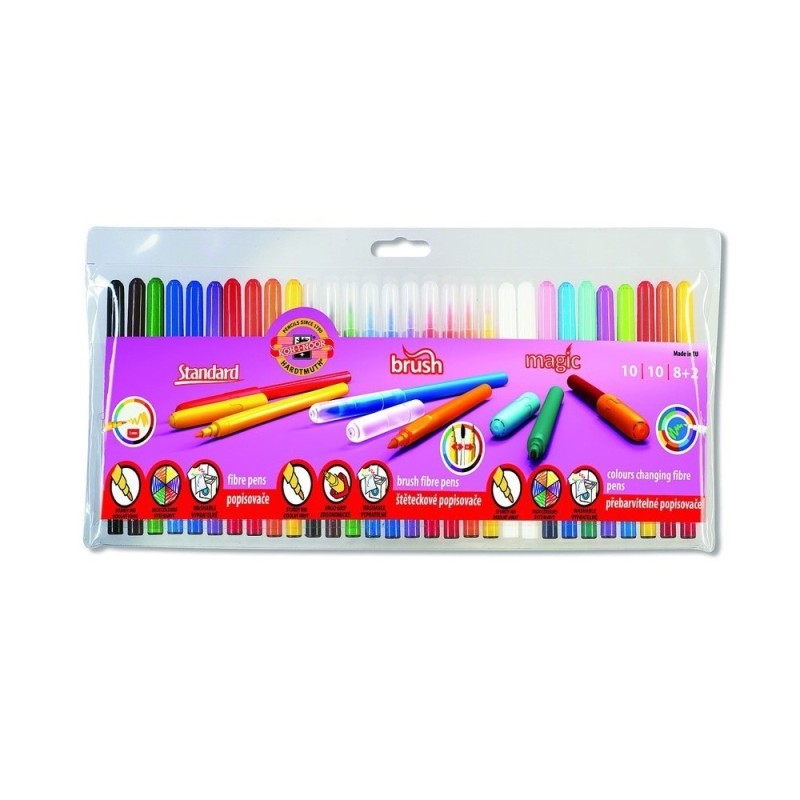 Set 2 x 30 Markere Scolare, Carioci