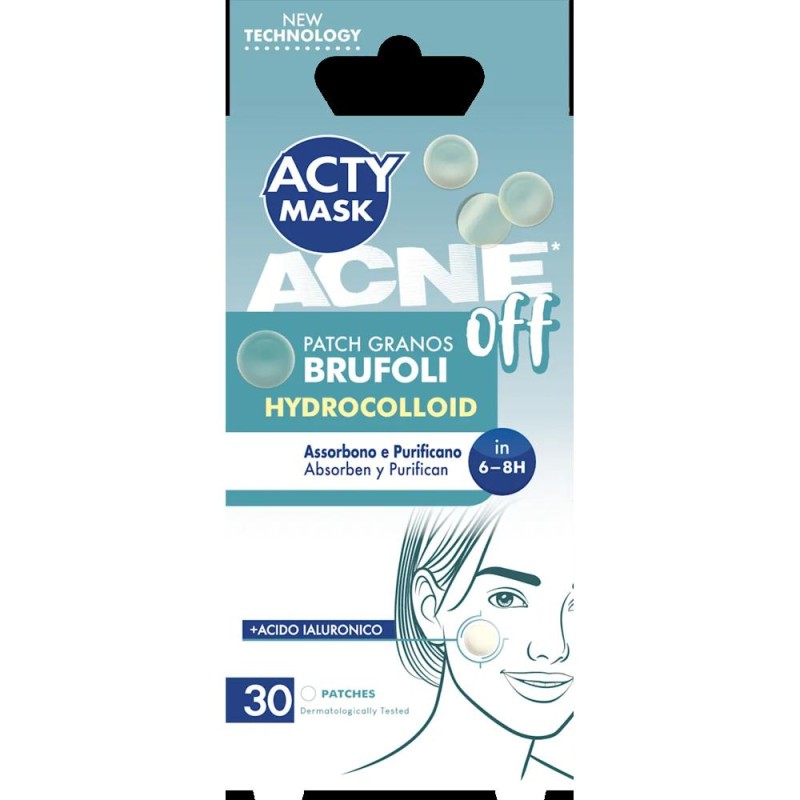 Set 2 x 30 Plasturi Purificatori pentru Tratarea Cosurilor cu Hidrocoloid, Acty Mask
