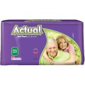 Set 2 x 30 Scutece Incontinenta Adulti, Actual Double, Textile, Marimea XL, 120-160 cm