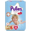 Set 2 x 30 Scutece Pufies Supreme Pants, Marimea 6 Extra Large, 15+ kg