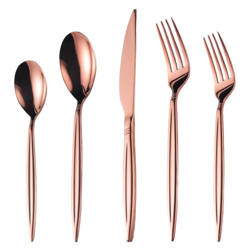 Set 2 x 30 x Tacamuri din Inox Roz Gold, Grunberg