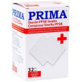 Set 2 x 32 Plicuri Comprese Sterile PPSB, 5 cm x 5 cm, Pliate in 8, Material Netesut, 2 Bucati/Plic, Prima