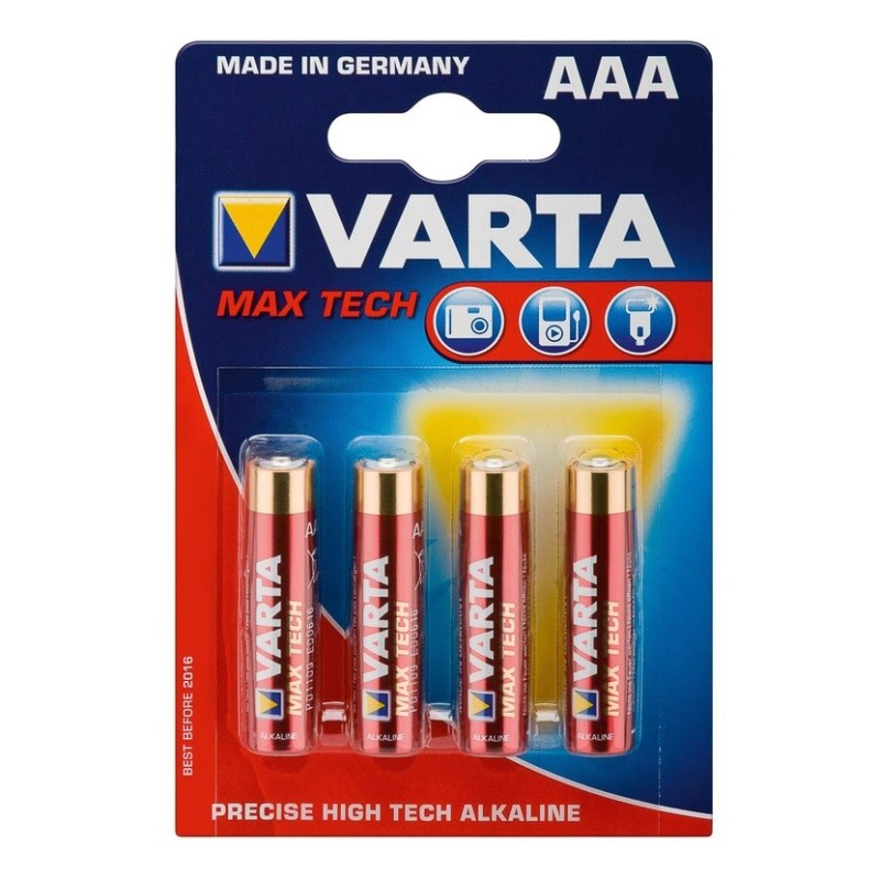 Set 2 x 4 Baterie Varta Max-Tech 4703 R3