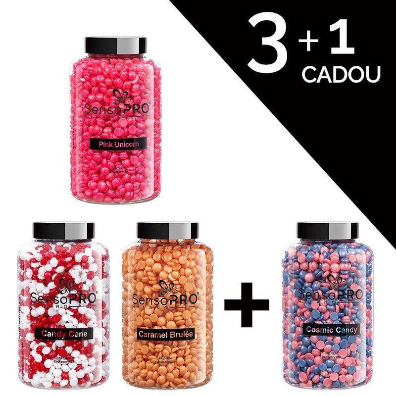 Set 2 x 4 Ceara Epilat Elastica Premium, SensoPRO Milano Mix Pack, 400 g