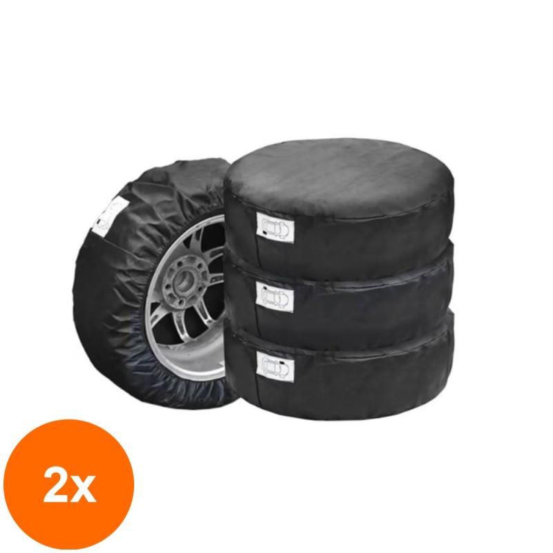 Set 2 x 4 Huse Protectie si Depozitare Anvelope, 13-16 inch, Jolie