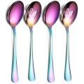 Set 2 x 4 Linguri din Inox Berglander, Multicolor