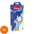 Set 2 x 40 Manusi Nitril de Unica Folosinta, Vileda, Food Safe, Marimea M/L