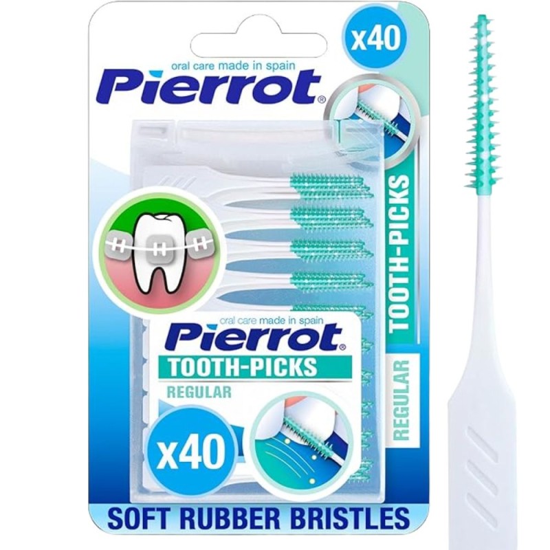 Set 2 x 40 Scobitori Interdentare, Pierrot