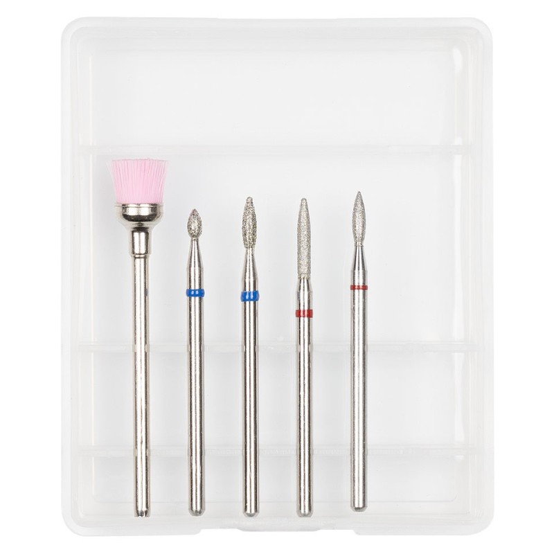 Set 2 x 5 Capete Freza Unghii Diamantate Luxorise 23