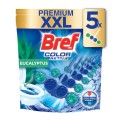 Set 2 x 5 Odorizante Toaleta, Bref Color Aktiv Eucalipt, 50 g