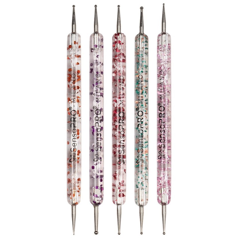 Set 2 x 5 Punctatoare pentru Unghii SensoPRO Milano, Full Flower