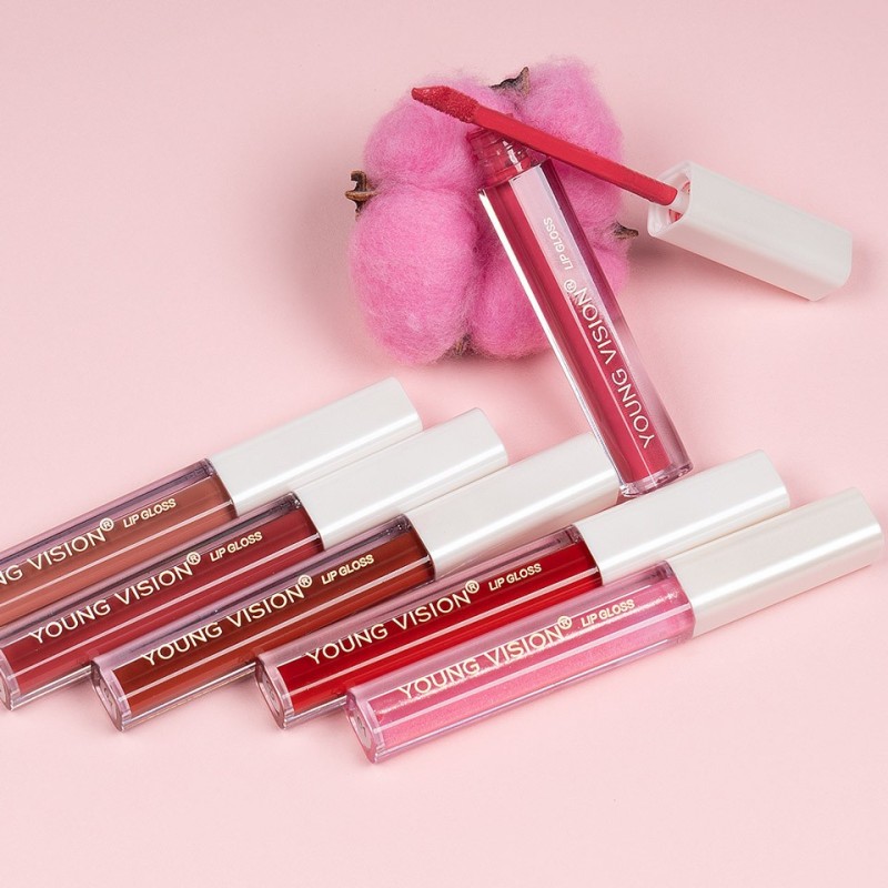 Set 2 x 5 Rujuri Mate Lichide + 1 Lip Gloss Young Vision