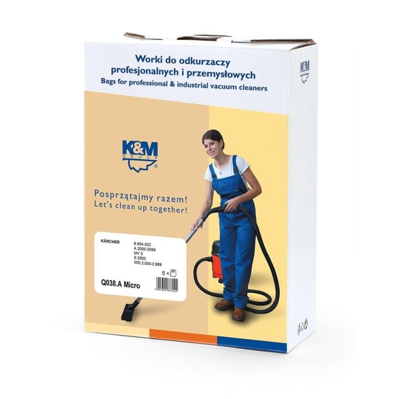 Set 2 x 5 Saci Aspirator Karcher, K&M, Sintetic