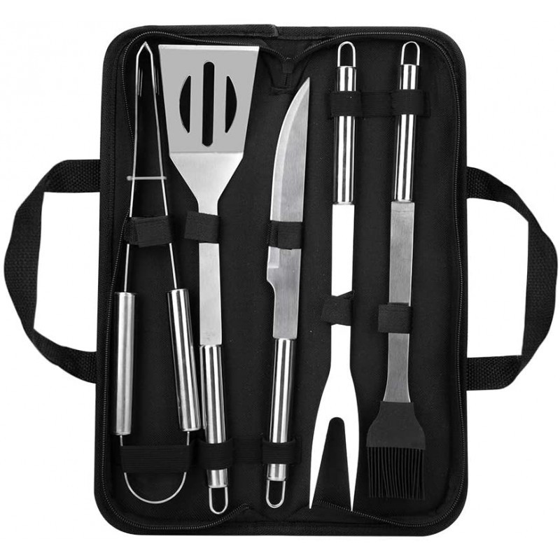 Set 2 x 5 Ustensile Gratar, Inox, Grunberg UG5PS