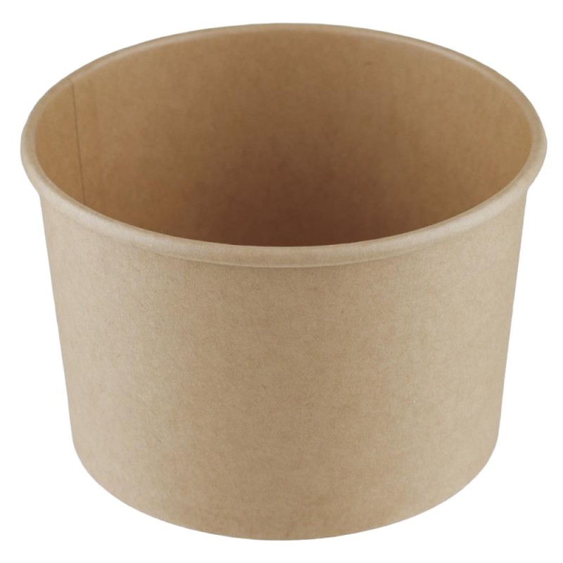 Set 2 x 50 Boluri din Carton, 480 ml, Biodegradabile, PE Kraft, 115 mm