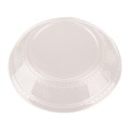 Set 2 x 50 Capace Biodegradabile, Compostabile, PLA Plate, Transparente, Diametru 76/96 mm