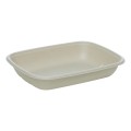 Set 2 x 50 Caserole Biodegradabile, Compostabile Natur, 23x16 cm, 750 ml