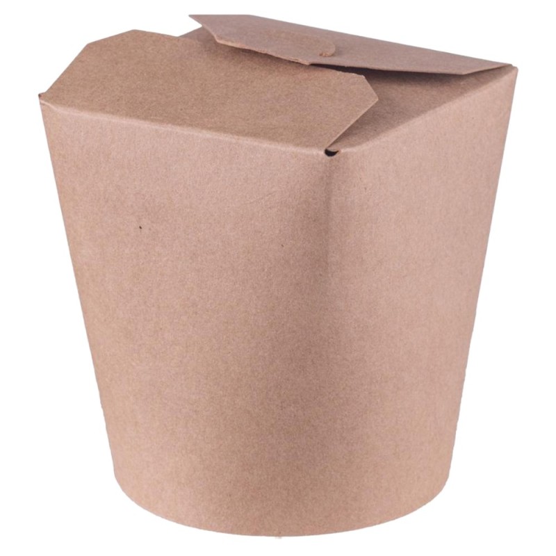 Set 2 x 50 Cutii din Carton PE, 500 ml, Kraft Asian