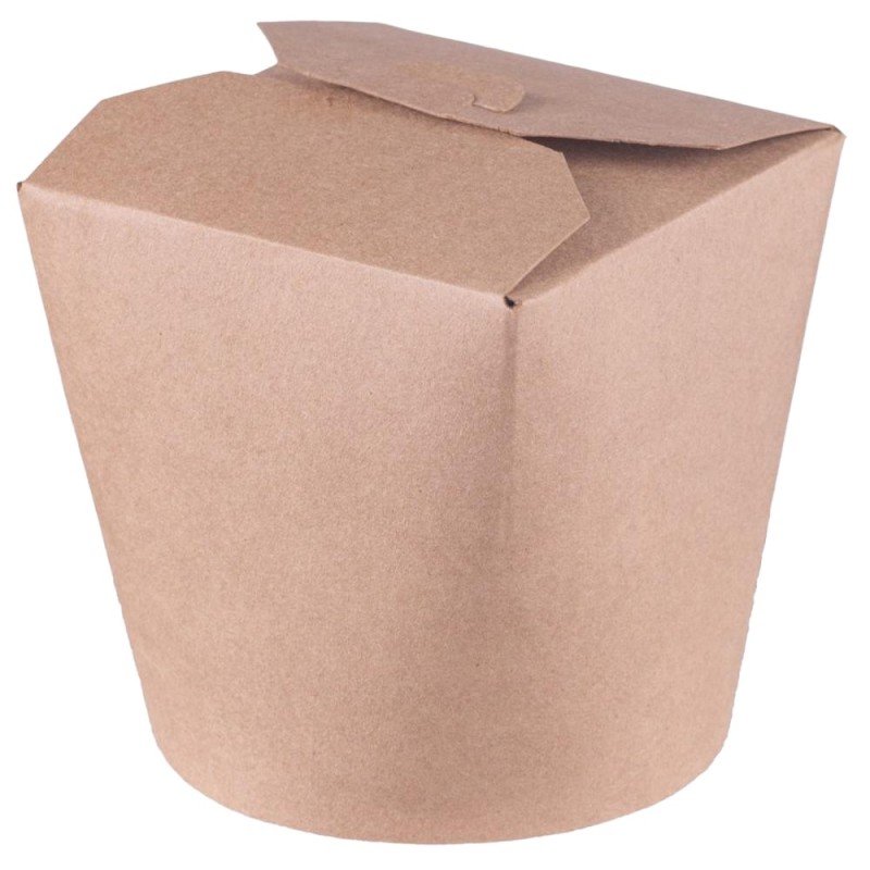 Set 2 x 50 Cutii din Carton PE, 700 ml, Kraft Asian