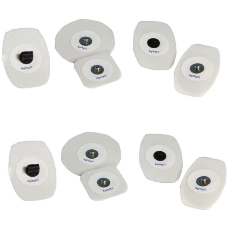 Set 2 x 50 Electrozi EKG/ECG cu Clorura de Argint, 3.2 cm x 3.2 cm