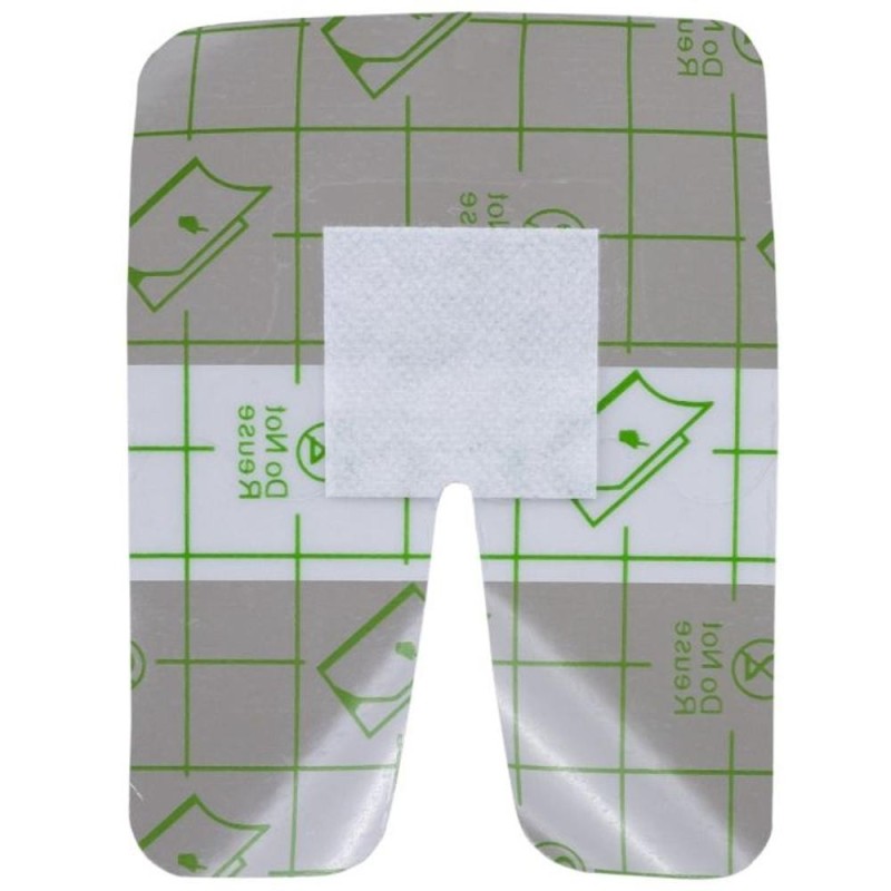 Set 2 x 50 Plasturi Sterili pentru Branula, 8 cm x 6 cm, Plastic Transparent, Prima