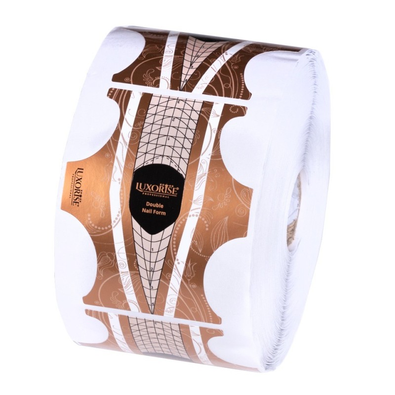 Set 2 x 500 Sabloane Constructie Unghii Luxorise Clasic Stiletto