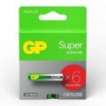 Set 2 x 6 Baterie Alcalina Super GP R3 (AAA)