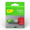 Set 2 x 6 Baterie Alcalina Super GP R6 (AA)