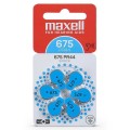 Set 2 x 6 Baterii Zinc Air pentru Aparatul Auditiv ZA675 PR44, Maxell