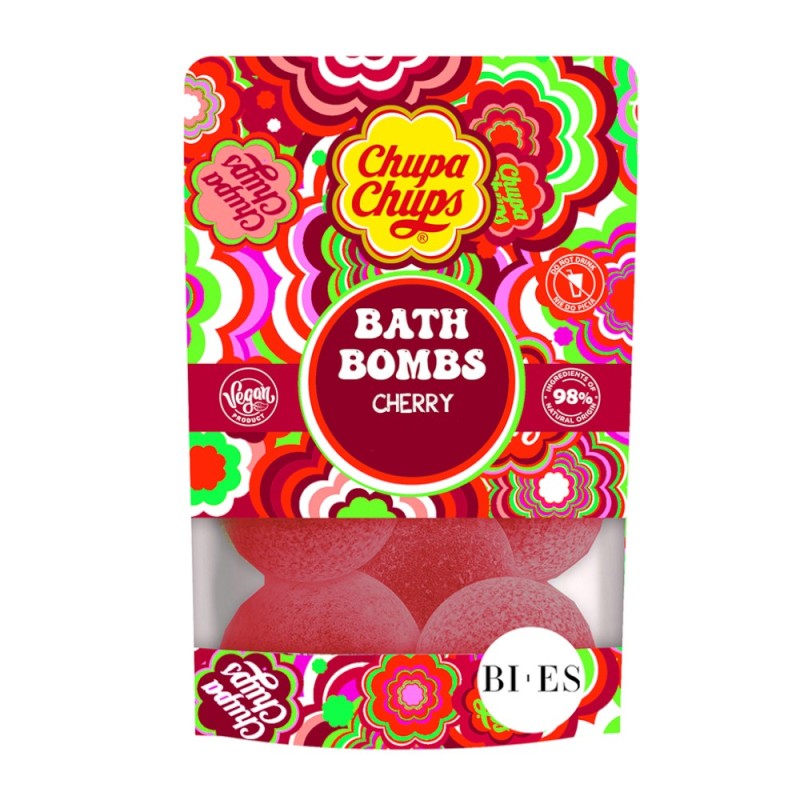 Set 2 x 6 Bombe de Baie, Bi-Es, Chupa Chups, Cirese, 55 g