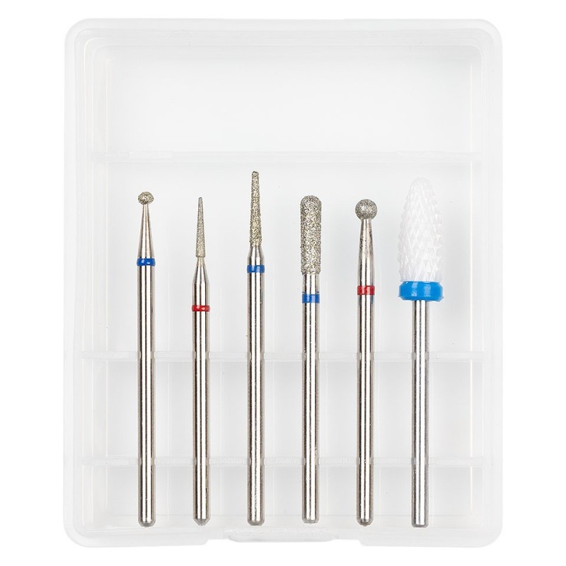 Set 2 x 6 Capete Freza Unghii Luxorise 02