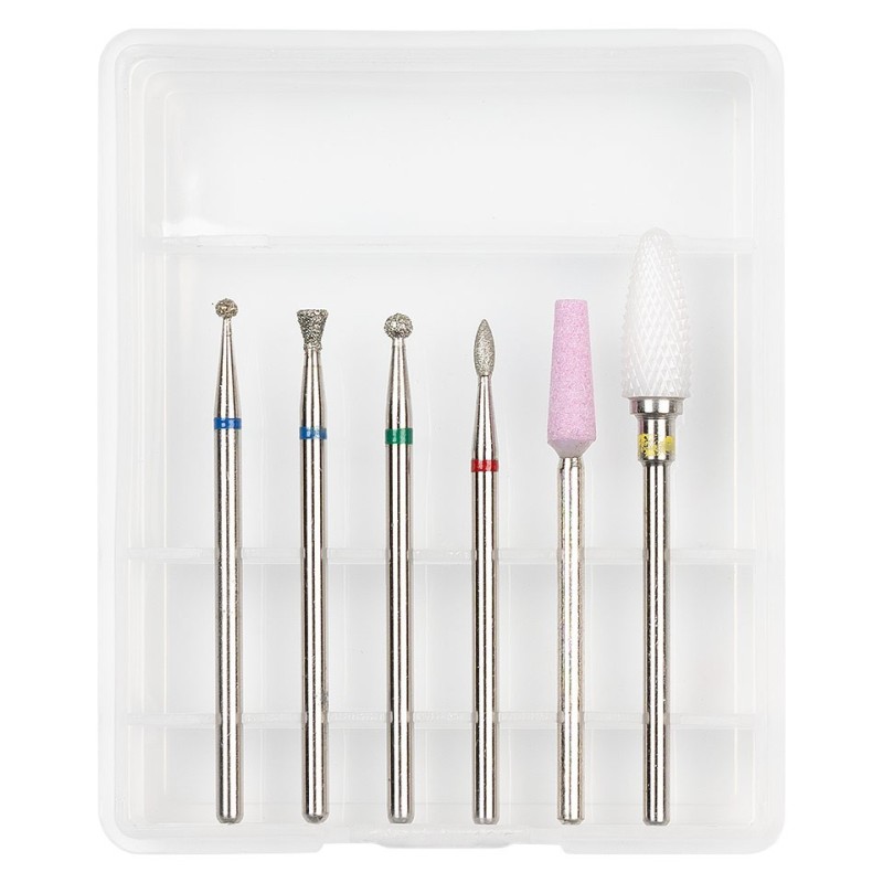 Set 2 x 6 Capete Freza Unghii Luxorise 06