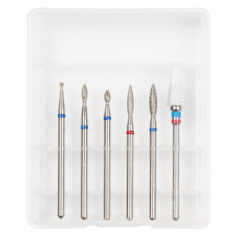 Set 2 x 6 Capete Freza Unghii Luxorise 08